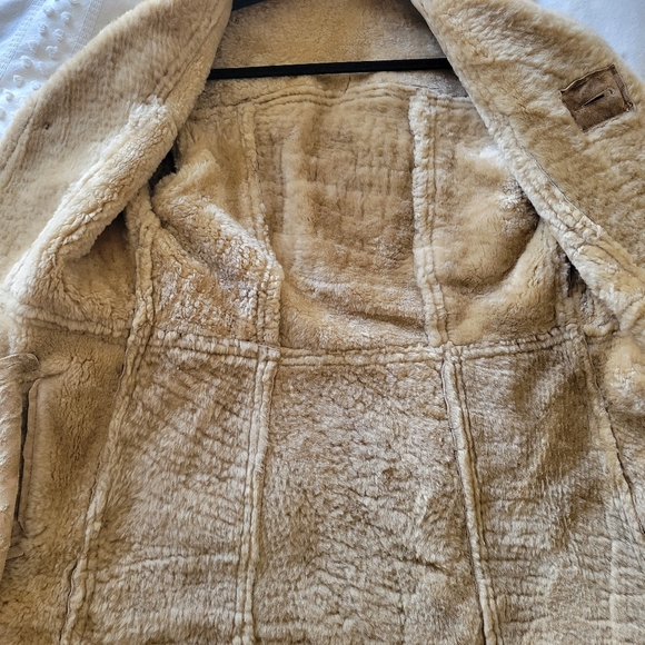 Vintage Genuine Shearling Sheepskin Rancher Jacket - Picture 7 of 10